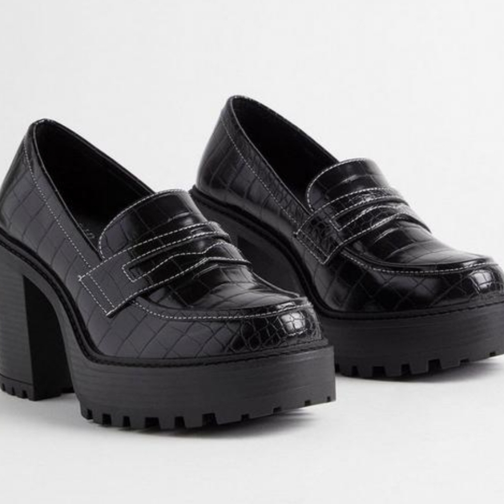 Torrid Croco Platform Loafer